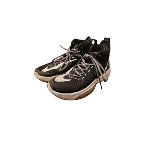 Nike Zoom Rize TB BQ5468-001 Basketball Shoes Men Sz:‎ 8.5 Black /White